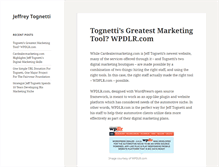 Tablet Screenshot of jefftognetti.com